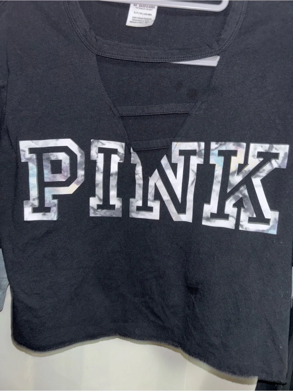 PINK Victoria's Secret Black, White, Gray & Tan Hoodie and Tops Bundle